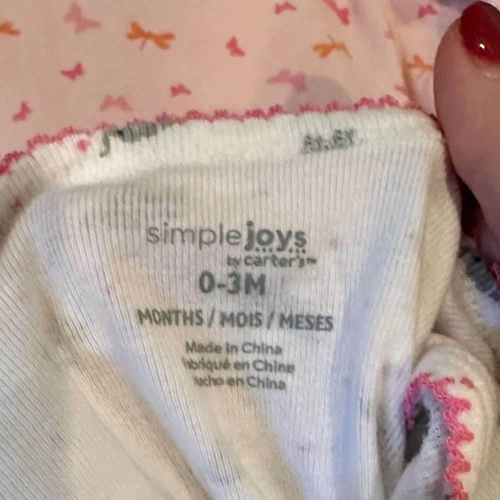 Carter's Kids Pajamas Nightgowns - Teal, Pink, and White